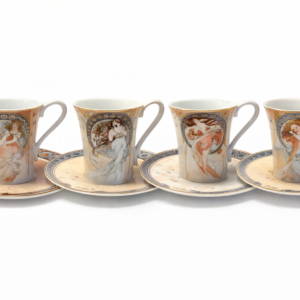 Alphonse Mucha Espressokopp med skål