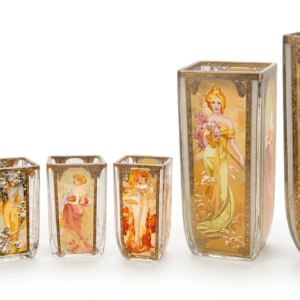 Alphonse Mucha Vase