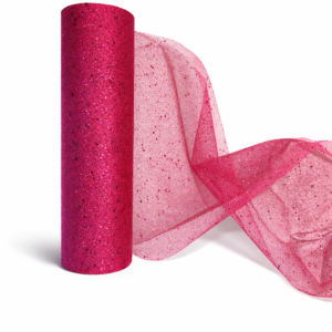Tyll bånd/løper Cherise Rosa