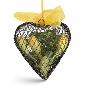 Hjerte med blomster