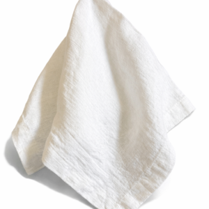 Linservietter 6-pk Bianco